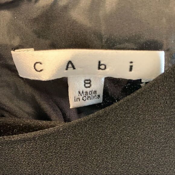 CAbi Crepe Flapper Dress Empire Waist #236 Size 8 - Picture 9 of 12